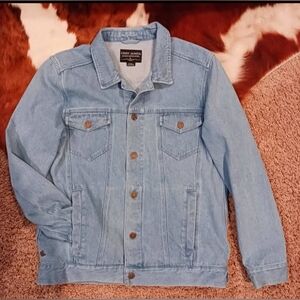 CODY JAMES Mens Light Blue Denim Jacket Sz L